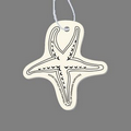 Paper Air Freshener - Starfish Tag W/ Tab